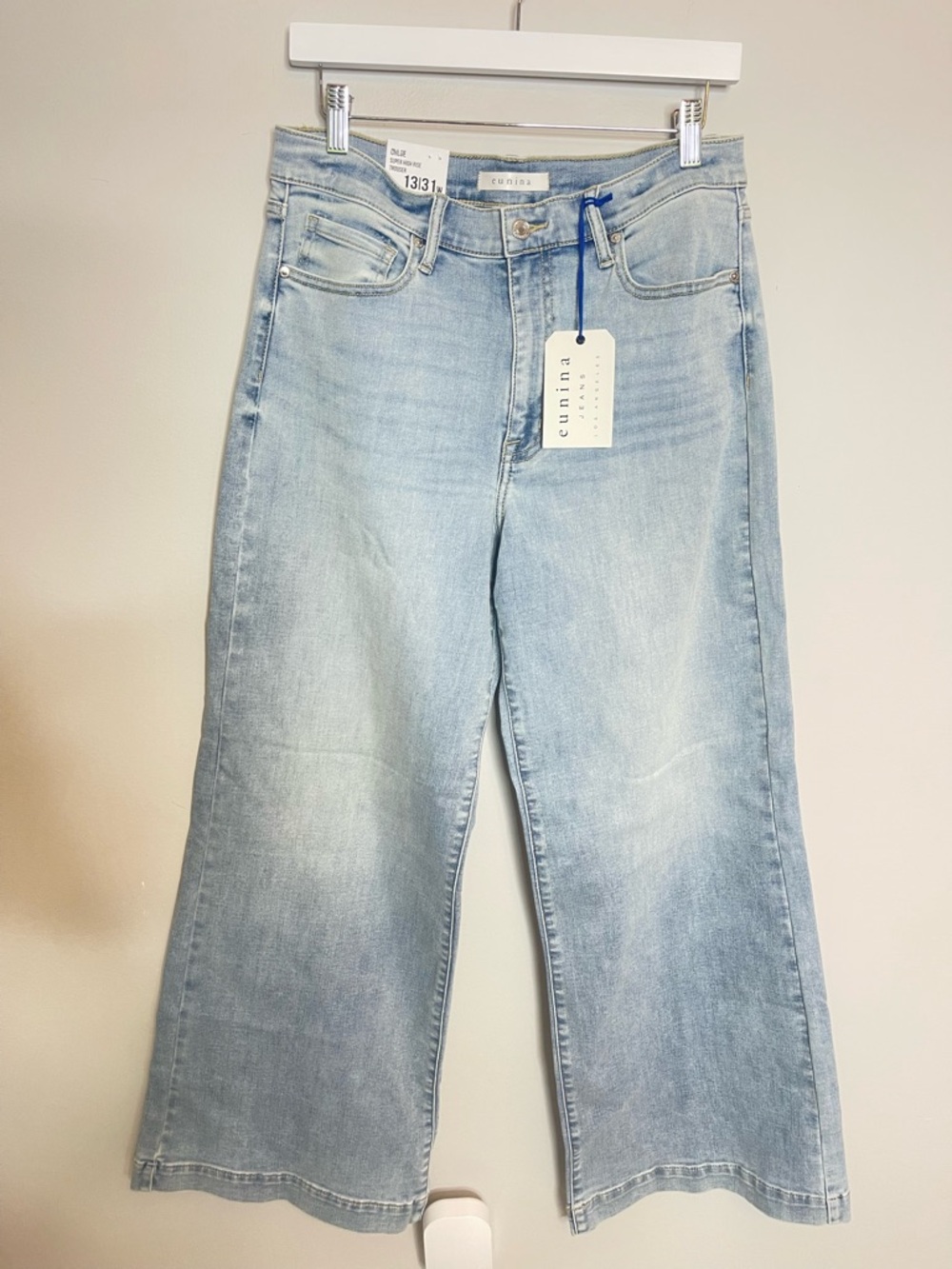 EUNINA CHLOE SUPER HIGH RISE TROUSER JEANS Size 31 NWT - Picture 6 of 13
